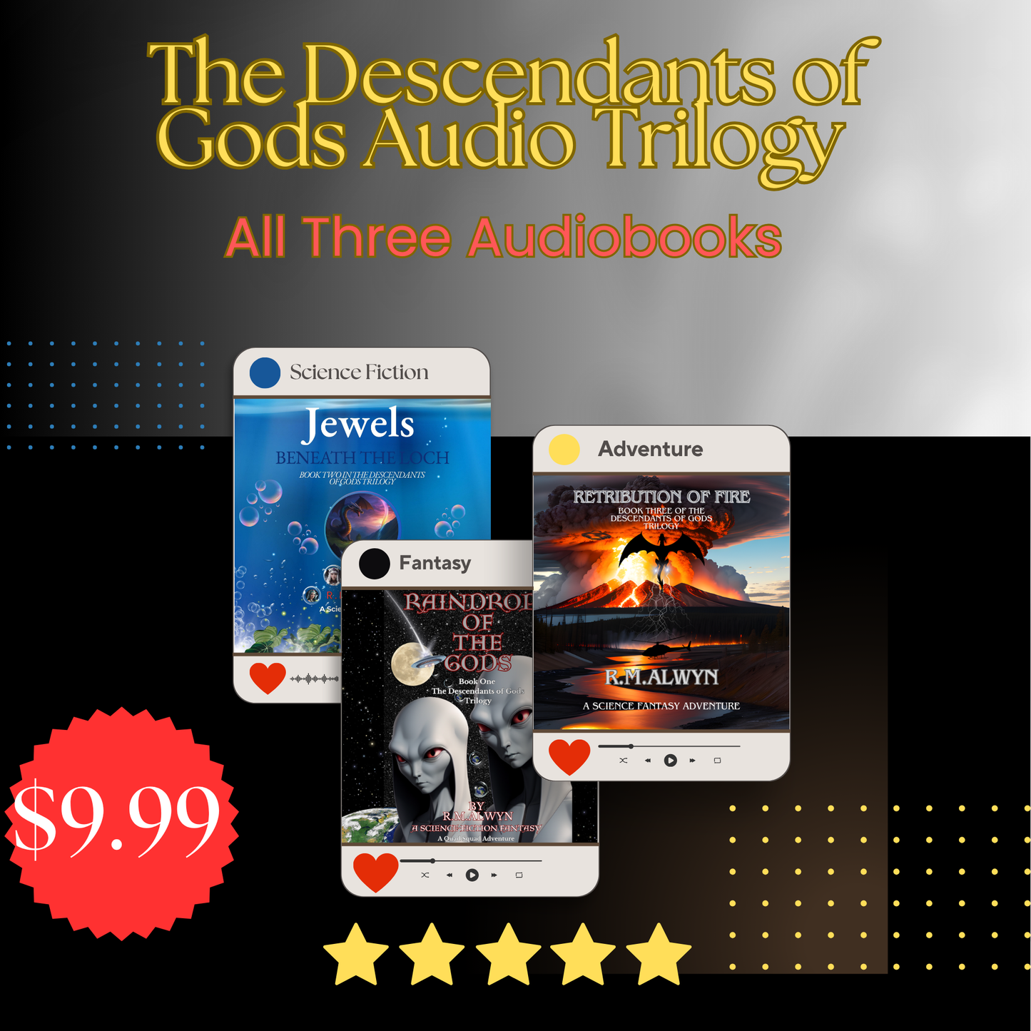 Descendants of the Gods: The Complete Trilogy — Audiobook Collection
