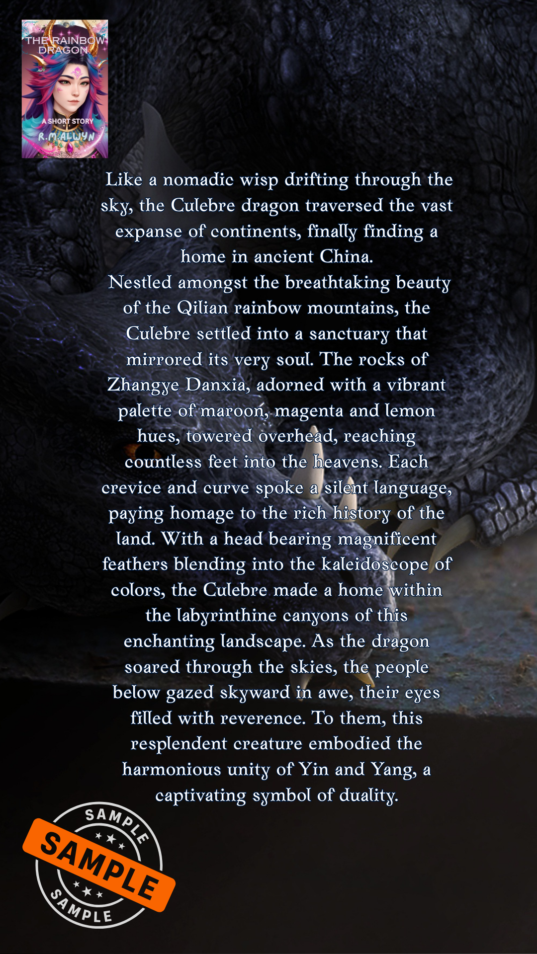 The Rainbow Dragon e book Short Story * Buy Now *