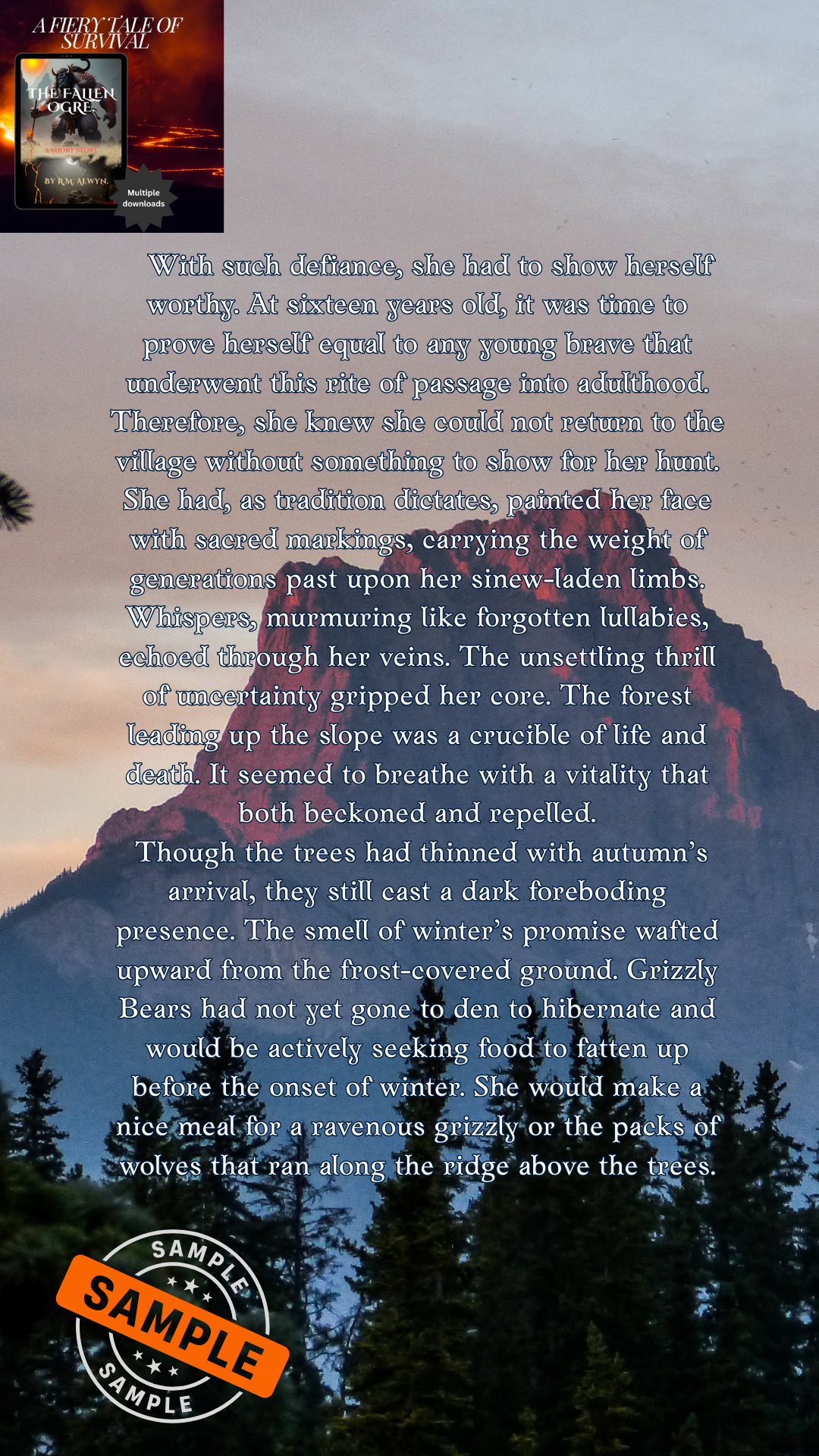 The Fallen Ogre e book Short Story * Buy Now *