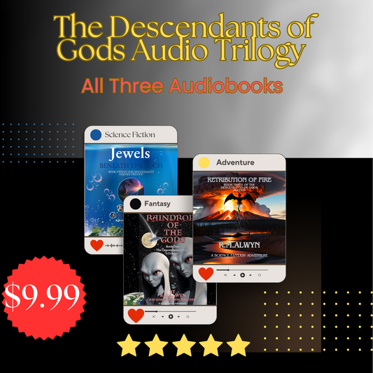 Descendants of the Gods: The Complete Trilogy — Audiobook Collection